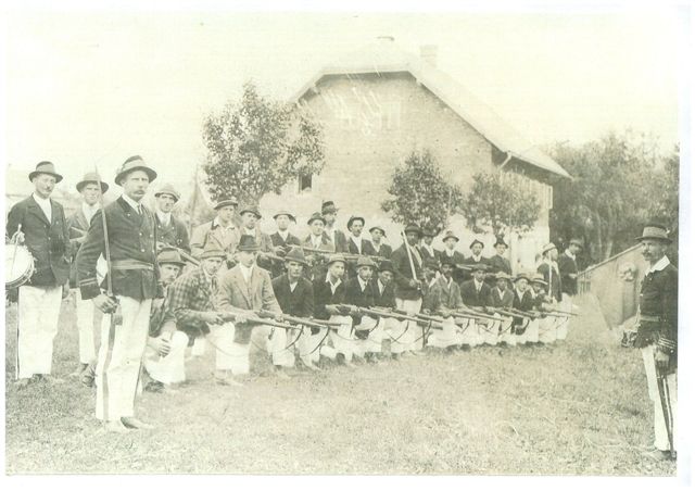 Tiffner Schützengarde um das Jahr 1920